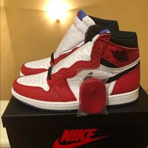 Jordan retro 1 high og original story spirder man